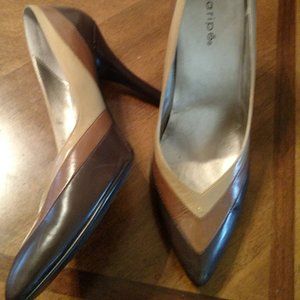 Maripa tri color 3 1/2" heels